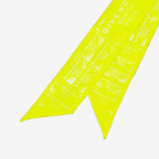 Givenchy scarf, silk scarf, yellow accessory, patchwork design, fashion scarf