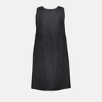 Prada dress, black Re-Nylon, sleeveless dress, luxury fashion, eco-friendly fashion