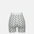 Moon bike shorts, Marine Serre shorts, high-waisted bike shorts, polyamide shorts, contemporary fashion
