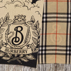 Burberry scarf, cashmere scarf, vintage check scarf, unisex accessory, Stormy Knight