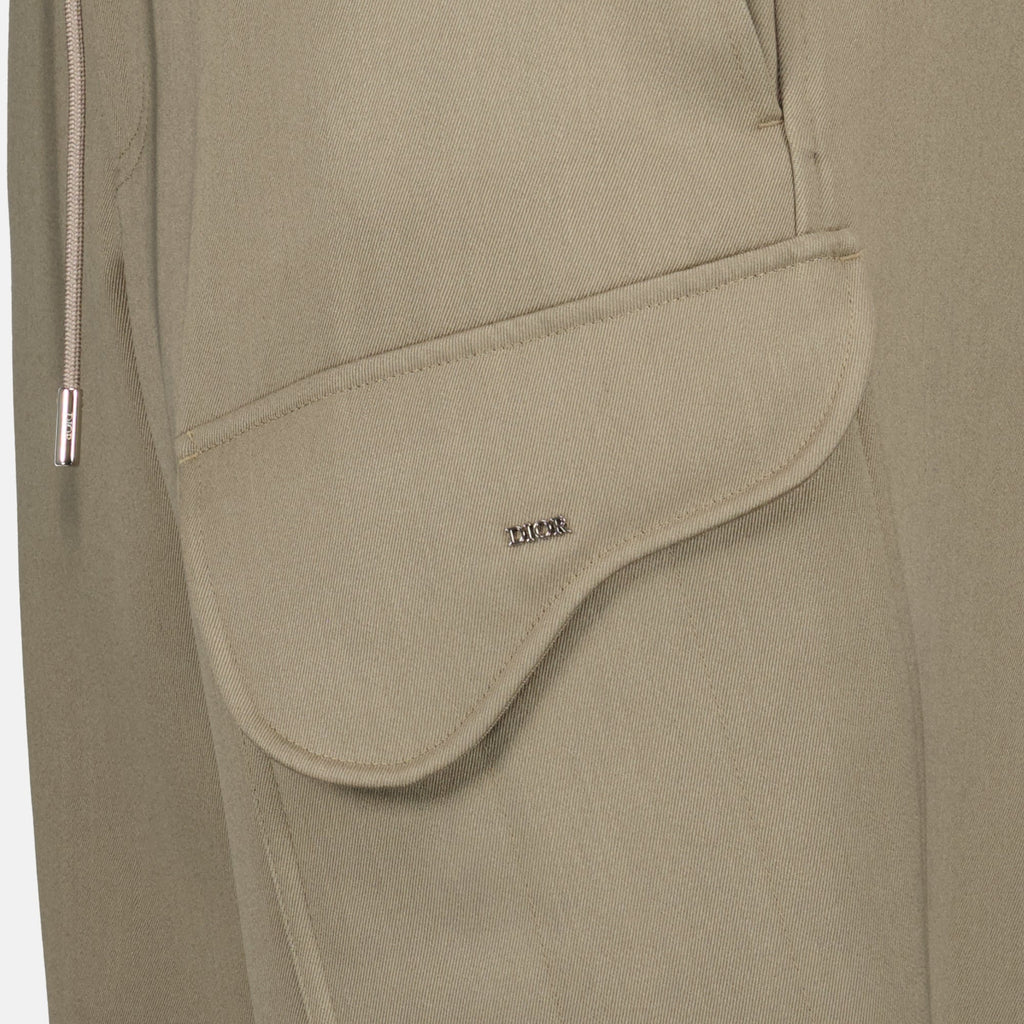 Image of Dior Beige Cargo Pants by Dior for Men - Season Spring-Summer 2026 - Detail View 1