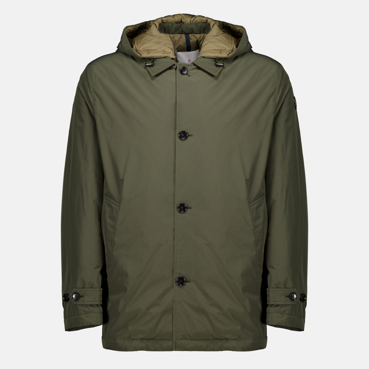 evrine Quilted Parka in Khaki