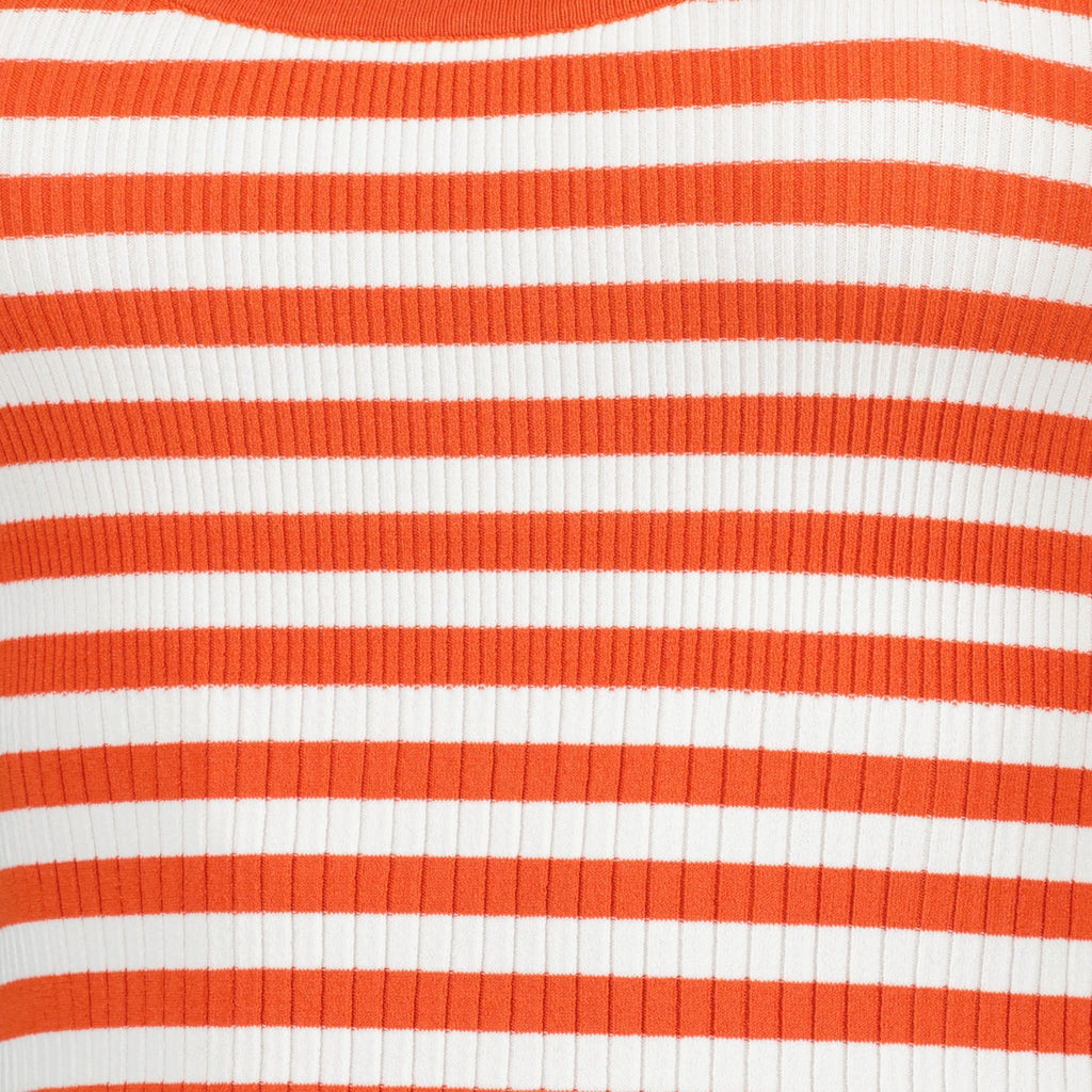 Imagen del top sin mangas de rayas acanaladas de Max Mara para mujeres - Temporada Primavera-Verano 2026 - Detalle Vista 2