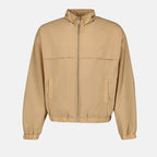 Image of Beige Windbreaker by Ami PARIS for Unisex - Season Autumn-Winter 2024 - Front View