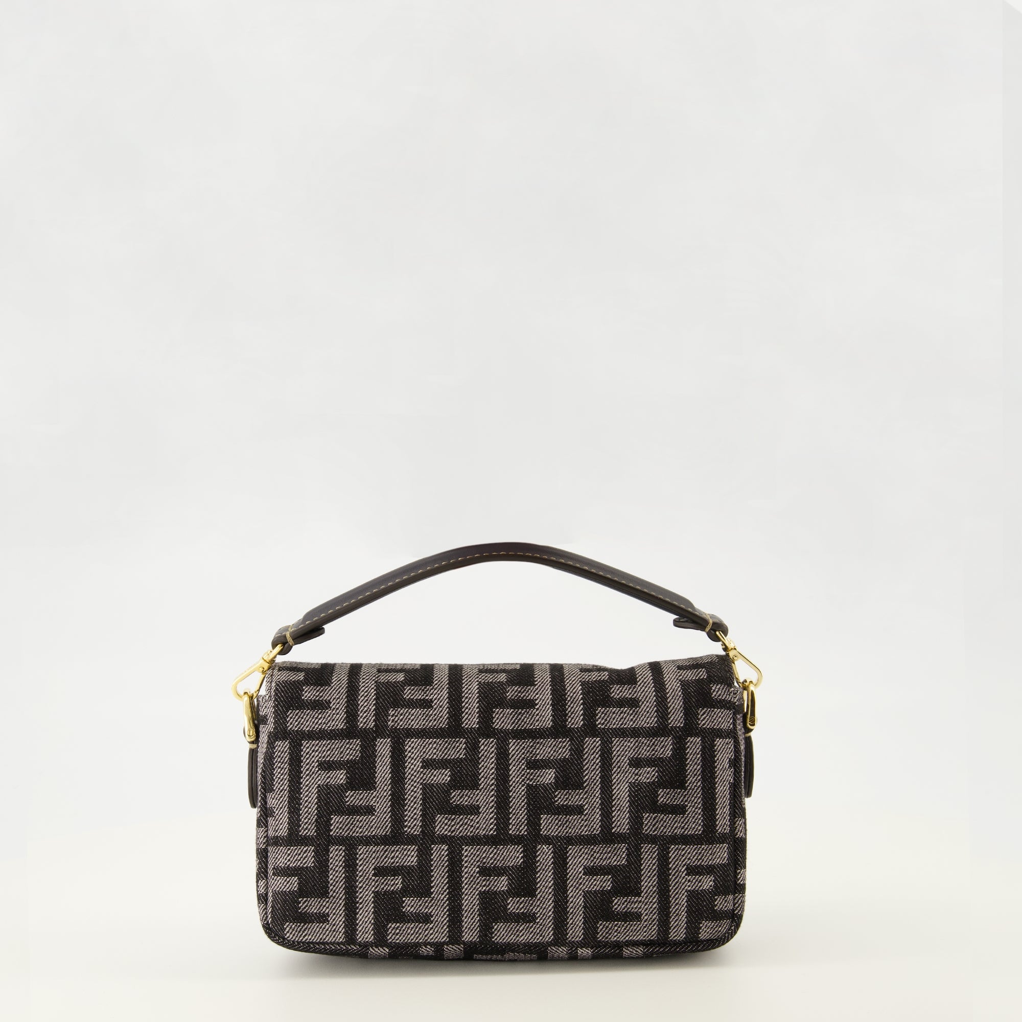 Fendi baguette bag, mini denim bag, luxury accessories, designer handbags, 2025 fashion collection