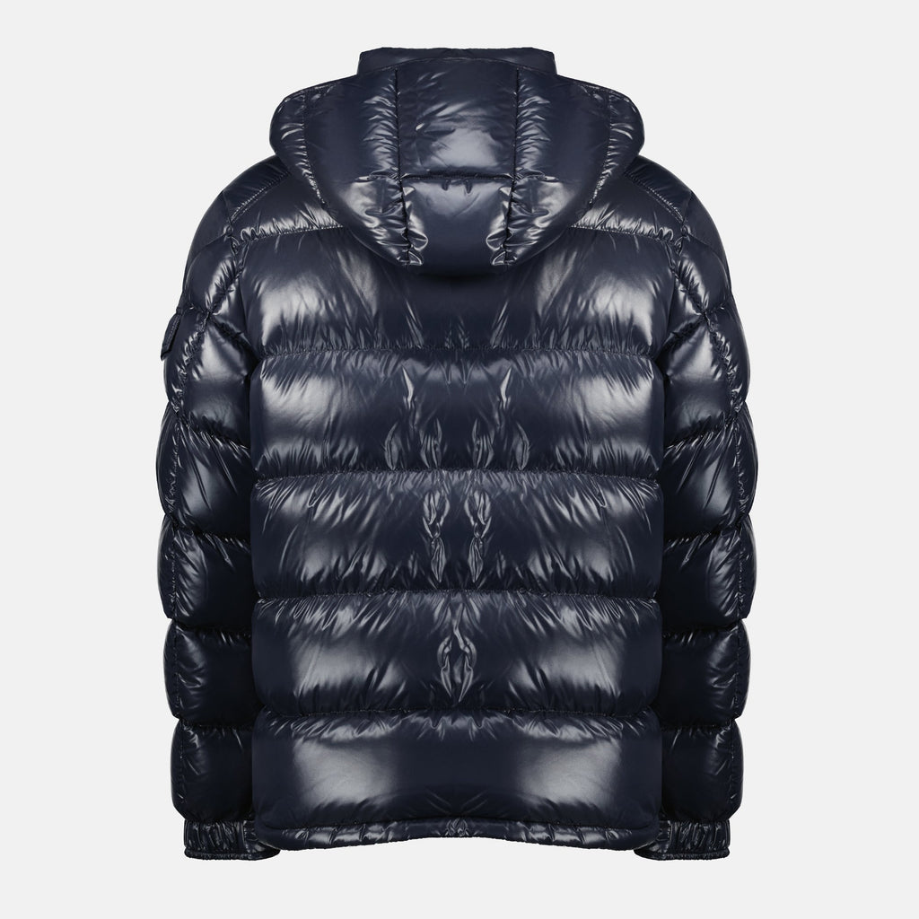 Moncler jacket, down jacket, blue jacket, men's outerwear, autumn winter fashion