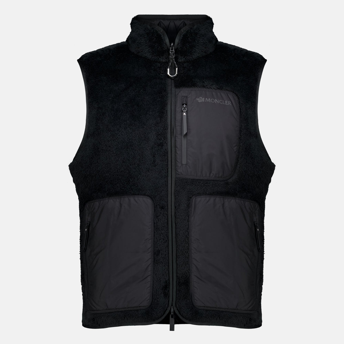 Gilet imbottito reversibile in teddy