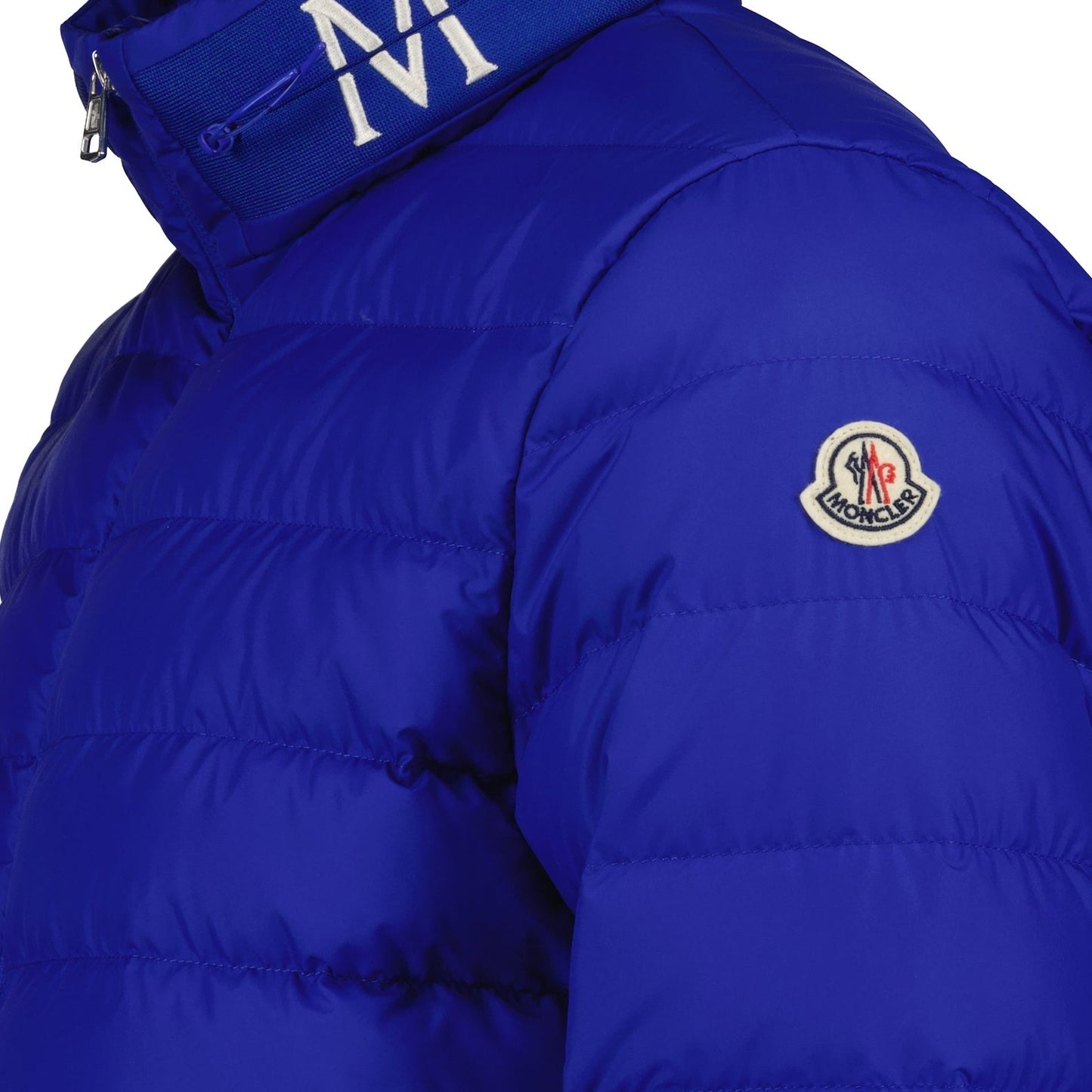 Moncler, Akio Puffer Jacket, luxury outerwear, designer men's jacket, blue puffer jacket