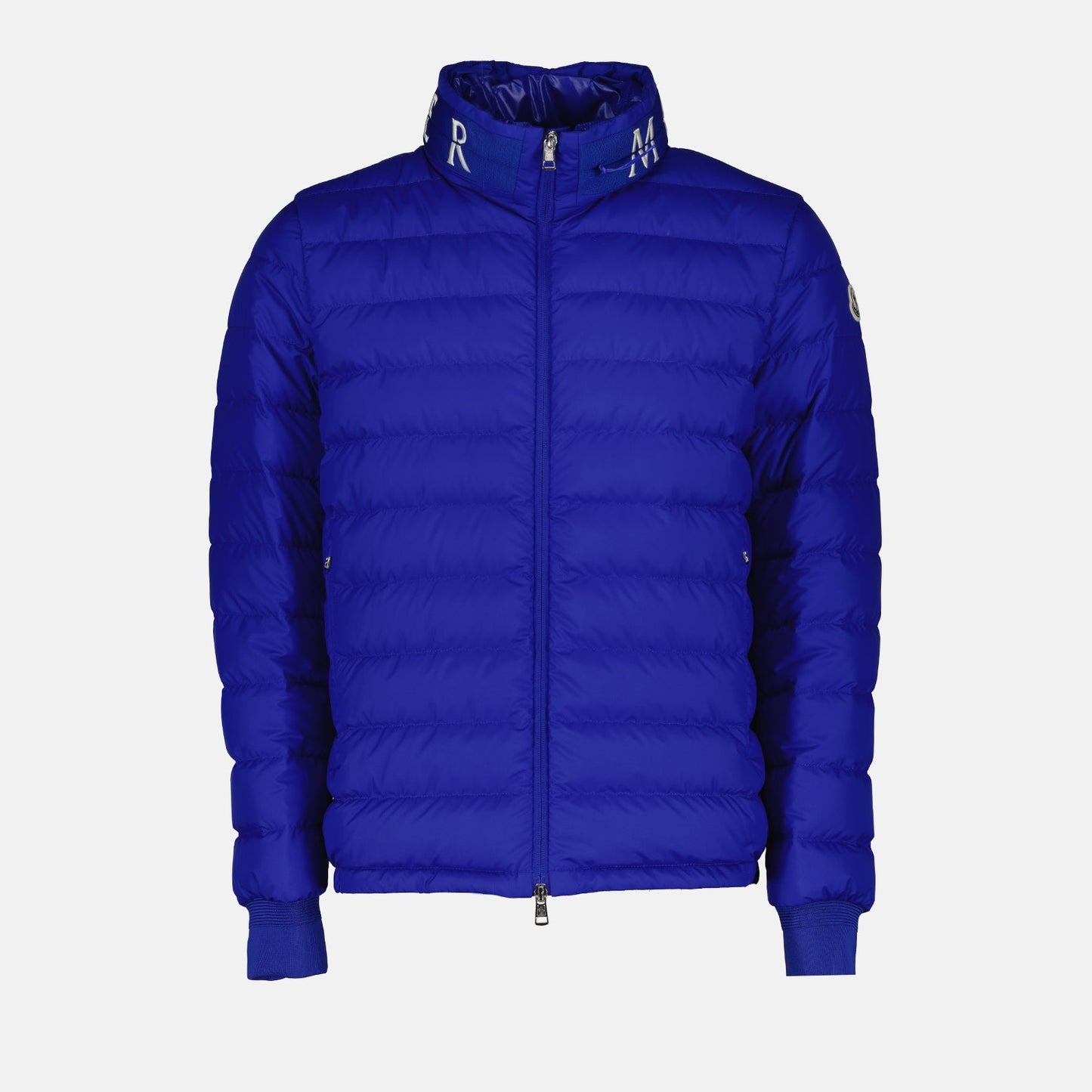 Moncler, Akio Puffer Jacket, luxury outerwear, designer men's jacket, blue puffer jacket