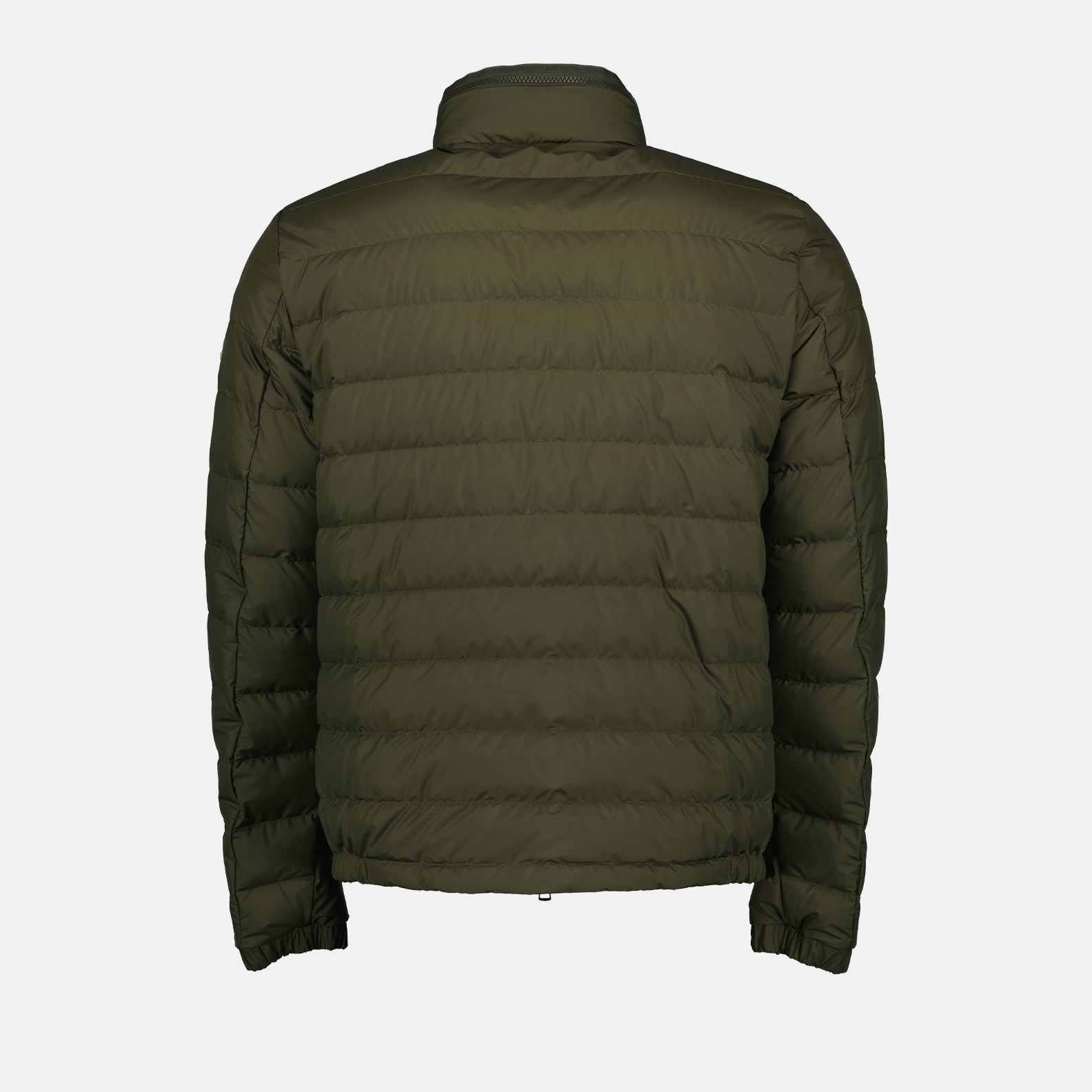 Moncler, down jacket, men's fashion, luxury outerwear, green jacket