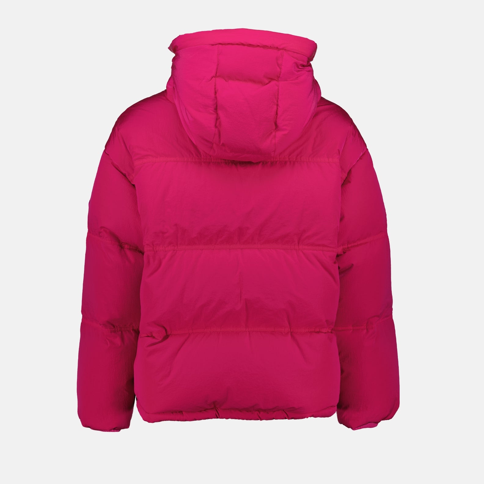 Pink Down Jacket, AMI Paris, Casual Luxury, Quilted Jacket, High-End Fashion