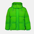 Green Down Jacket, Ami de Coeur, Luxury Fashion, Quilted Jacket, High-End Ready-to-Wear