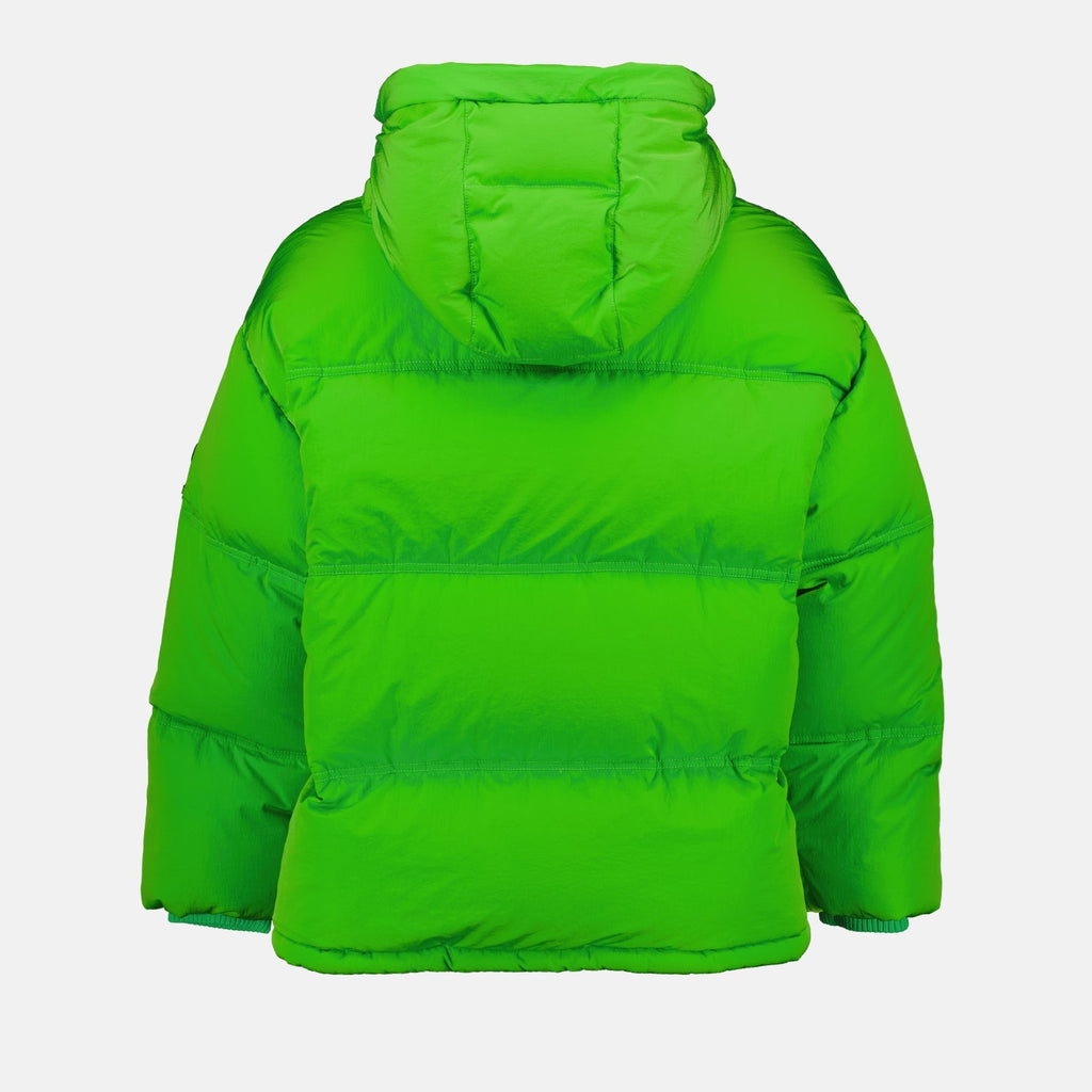 Green Down Jacket, Ami de Coeur, Luxury Fashion, Quilted Jacket, High-End Ready-to-Wear