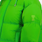 Green Down Jacket, Ami de Coeur, Luxury Fashion, Quilted Jacket, High-End Ready-to-Wear