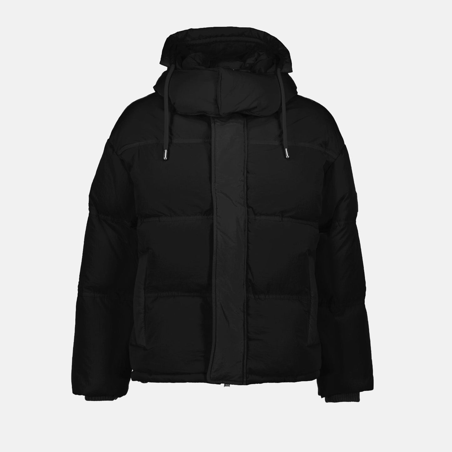 Ami de Cœur jacket, unisex puffer jacket, luxury winter wear, designer black jacket, high-end outerwear