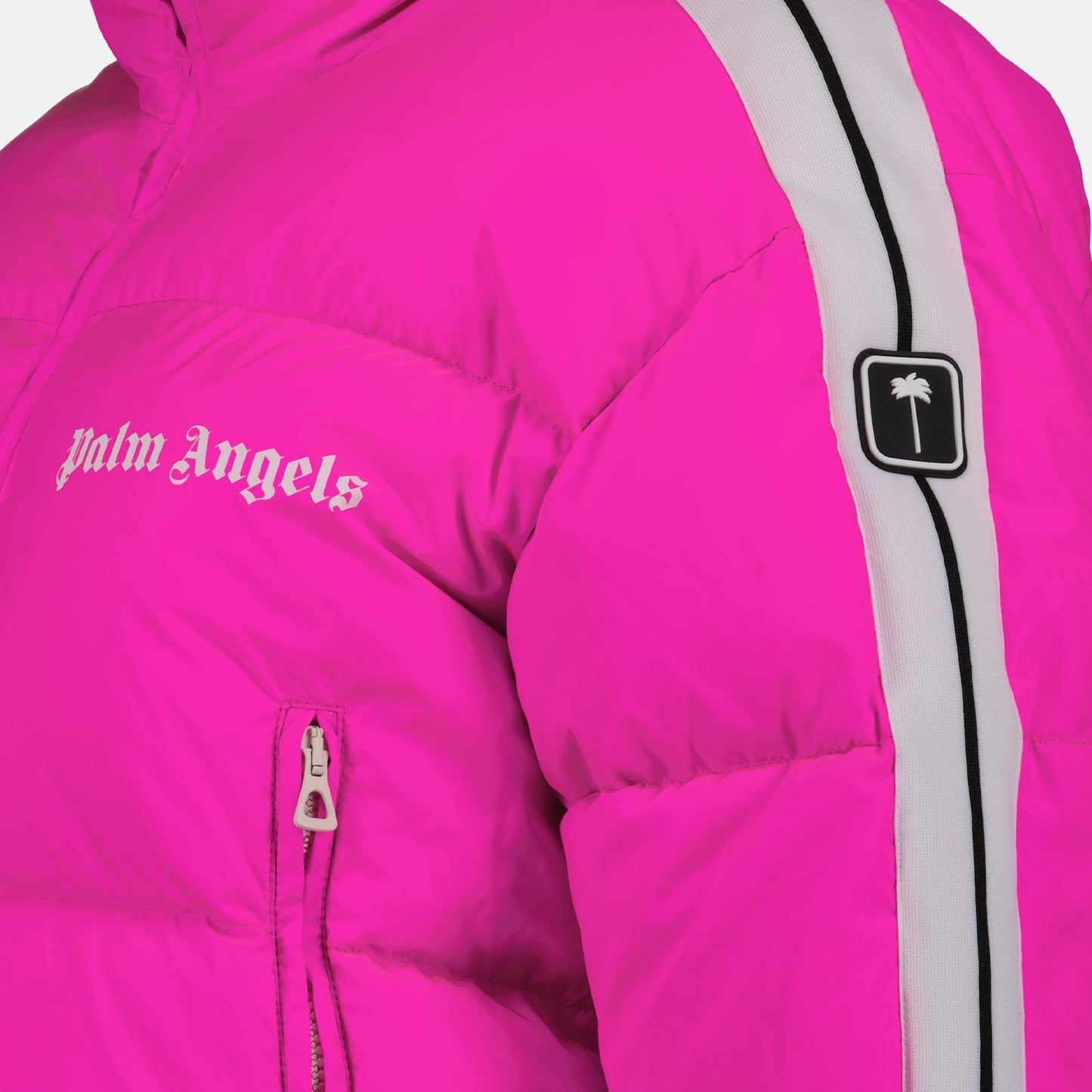 Palm Angels, Women's down jacket, Luxury winter wear, Pink jacket, High-end fashion