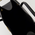 Black leather tote bag, Antibes tote, Valentino accessories, elegant tote, designer handbags