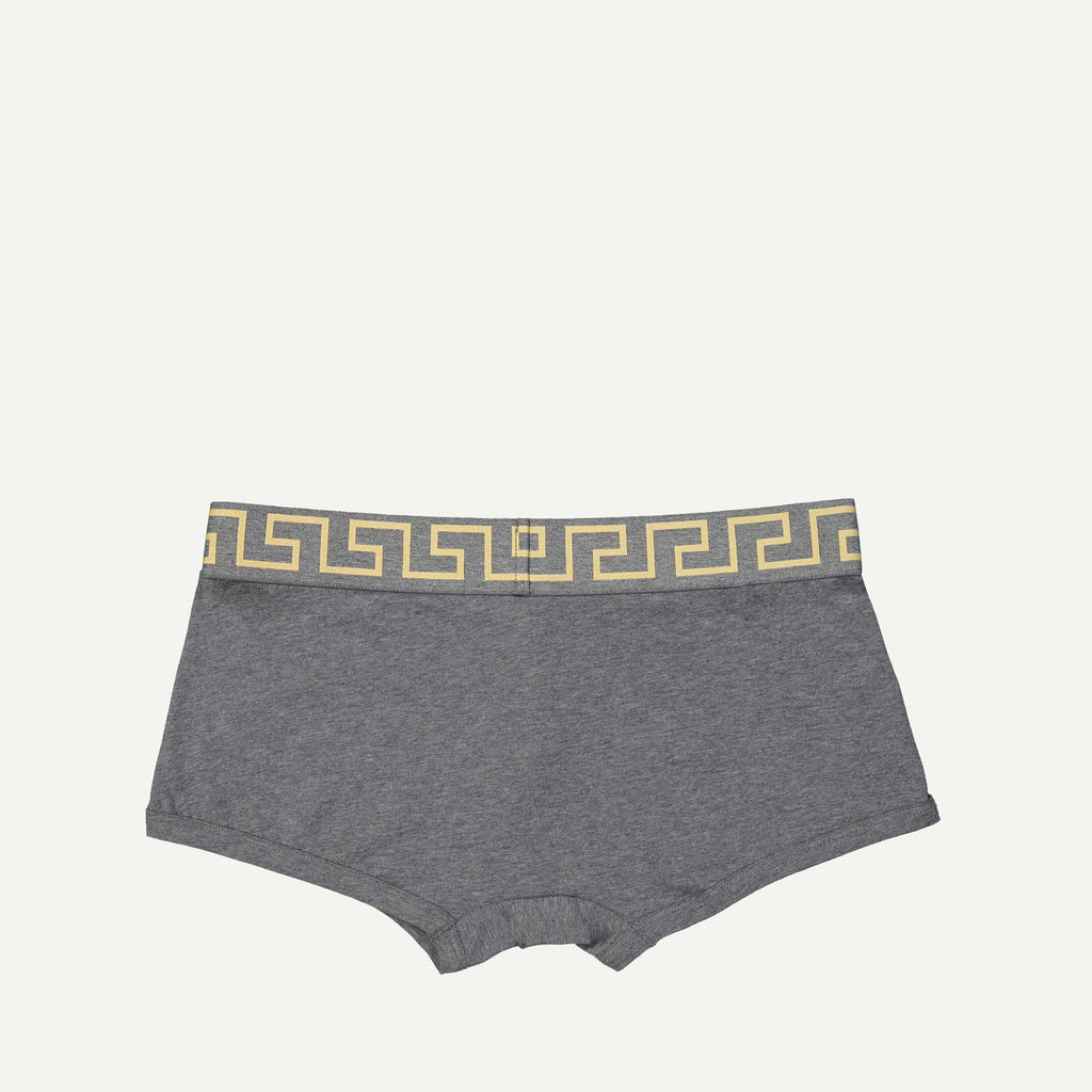 Image de boxers Grey Medusa Greca de Versace pour hommes - Saison Automne-Hiver 2024 - Vue arrière