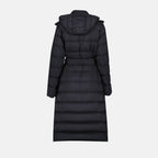 Burberry down jacket, long nylon jacket, autumn-winter outerwear, women's jackets, stylish outerwear