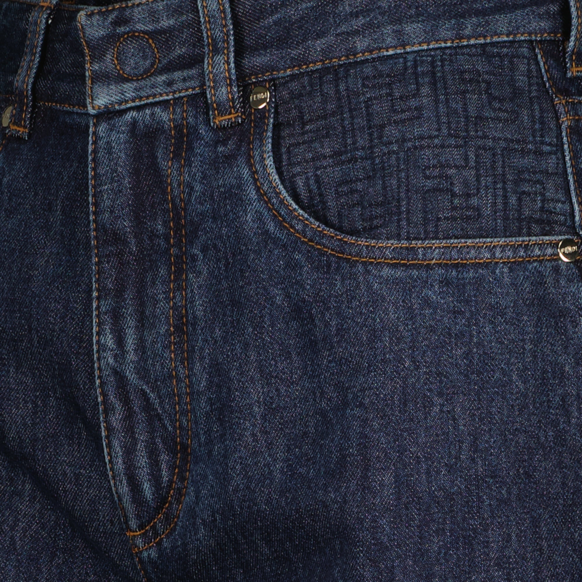 Bilde av denimshorts fra Fendi for kvinner - Sesong vår-sommer 2026 - Detaljvisning 2