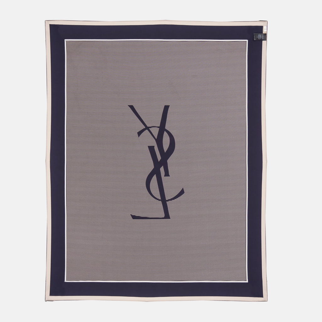 Cassandre stole, Saint Laurent stole, silk accessory, brown silk stole, designer stole