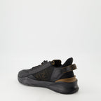 Image of Fendi Flow Sneakers by Fendi for Men - Season Spring-Summer 2025 - Back Right Three-Quarter View
