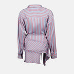 Imagen de la camisa envolvente asimétrica C-Razy de Diesel para mujeres - Temporada Primavera-Verano 2025 - Vista de detalle del producto 1