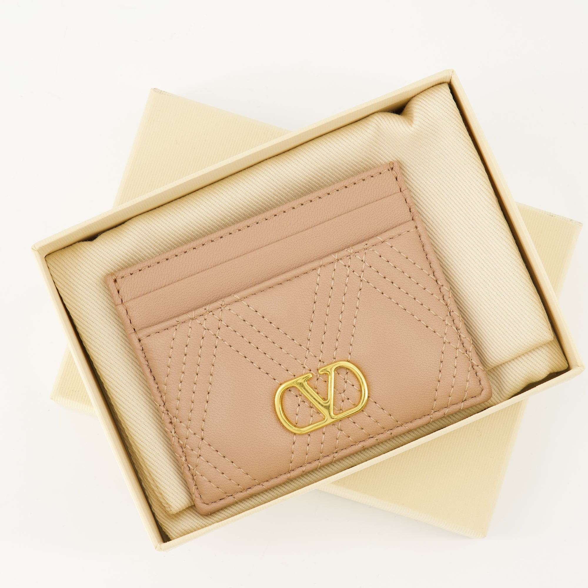 Valentino, Quiltie 67, card holder, designer accessories, luxury fashion