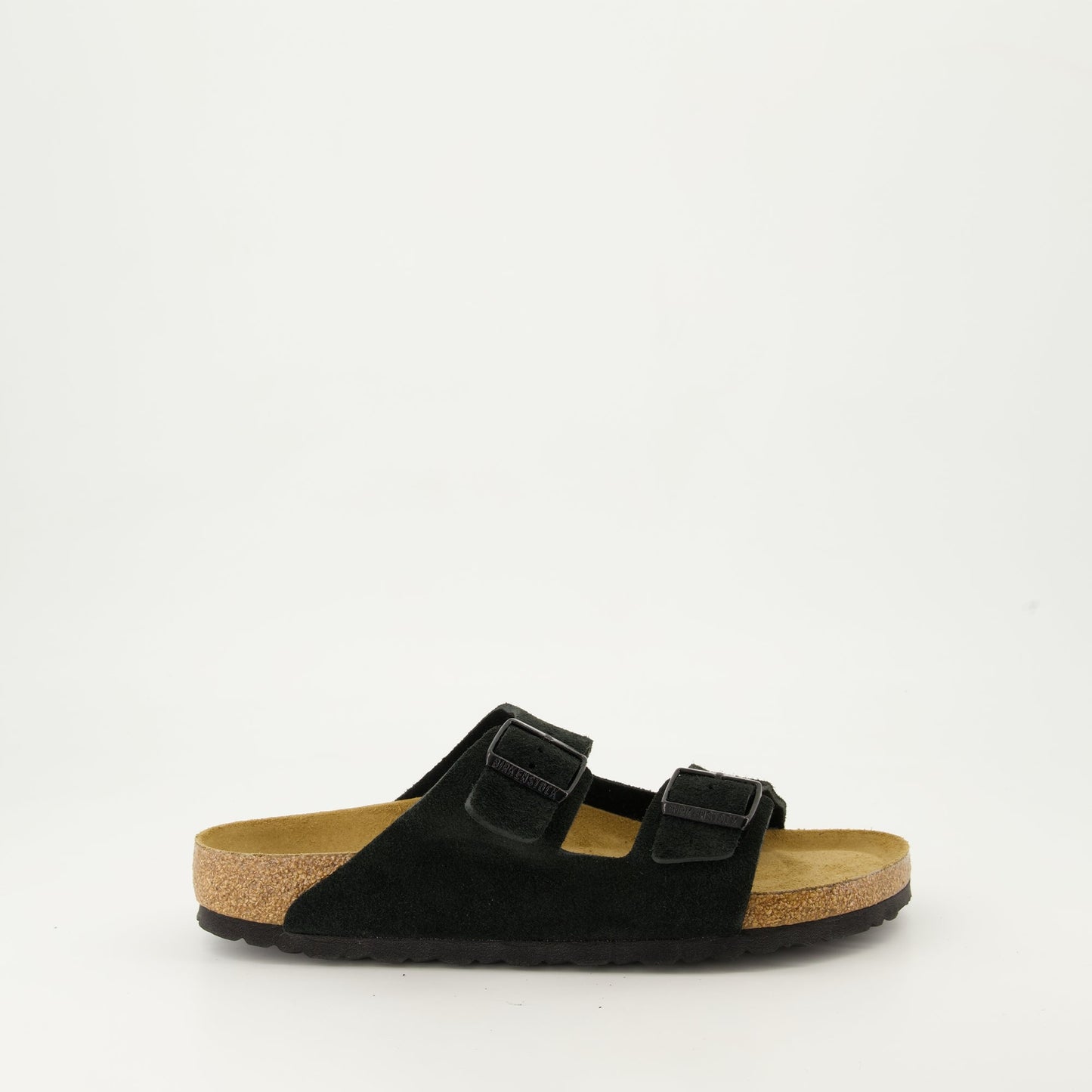 Black Suede Sandals, Elegant Footwear, Luxury Sandals, Autumn-Winter Collection, Comfortable Sole