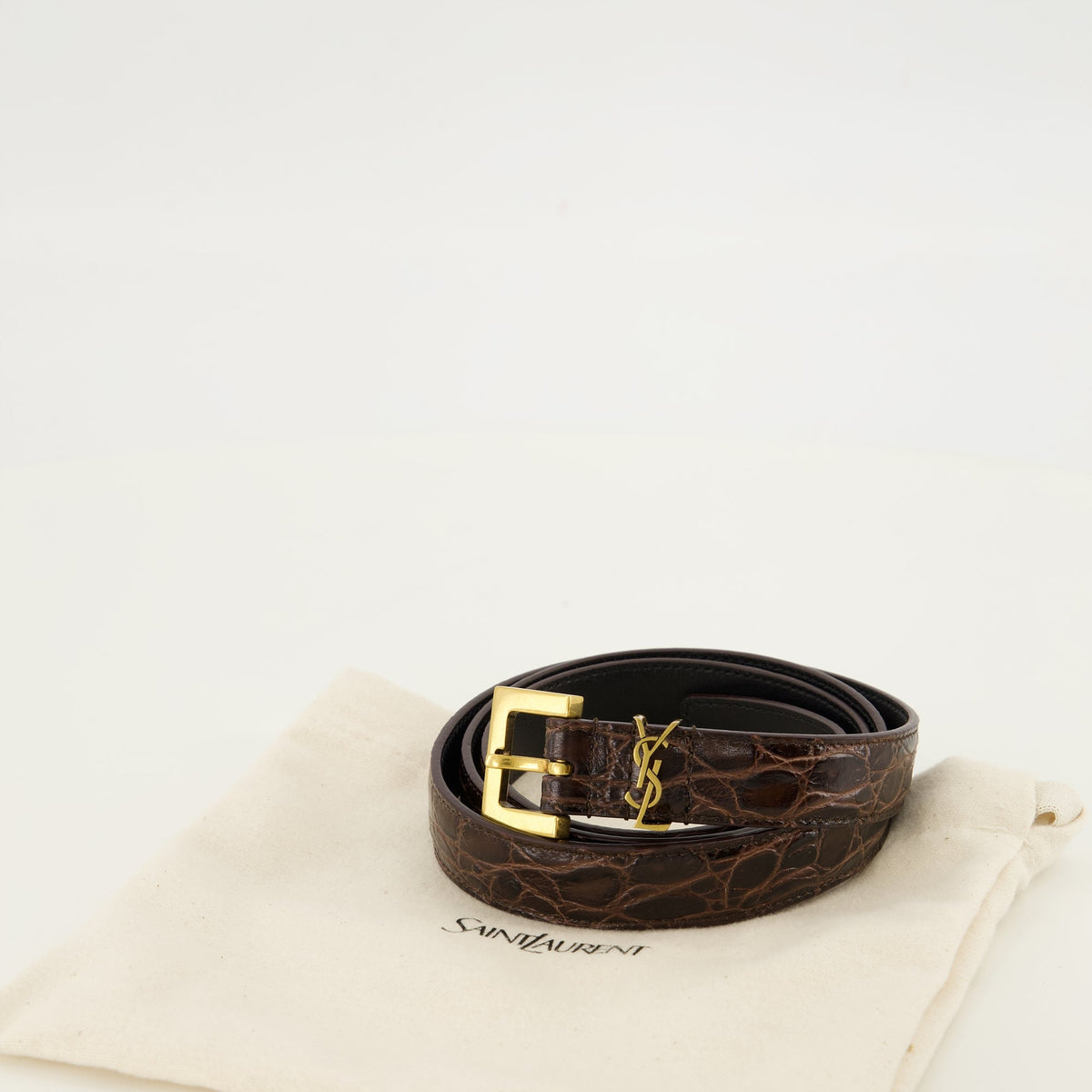 Crocodile Effect Fine Cassandre Belt