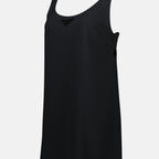 Image d'une robe midi noire de soirée par Prada pour femmes - Saison Automne-Hiver 2024 - Détail 5