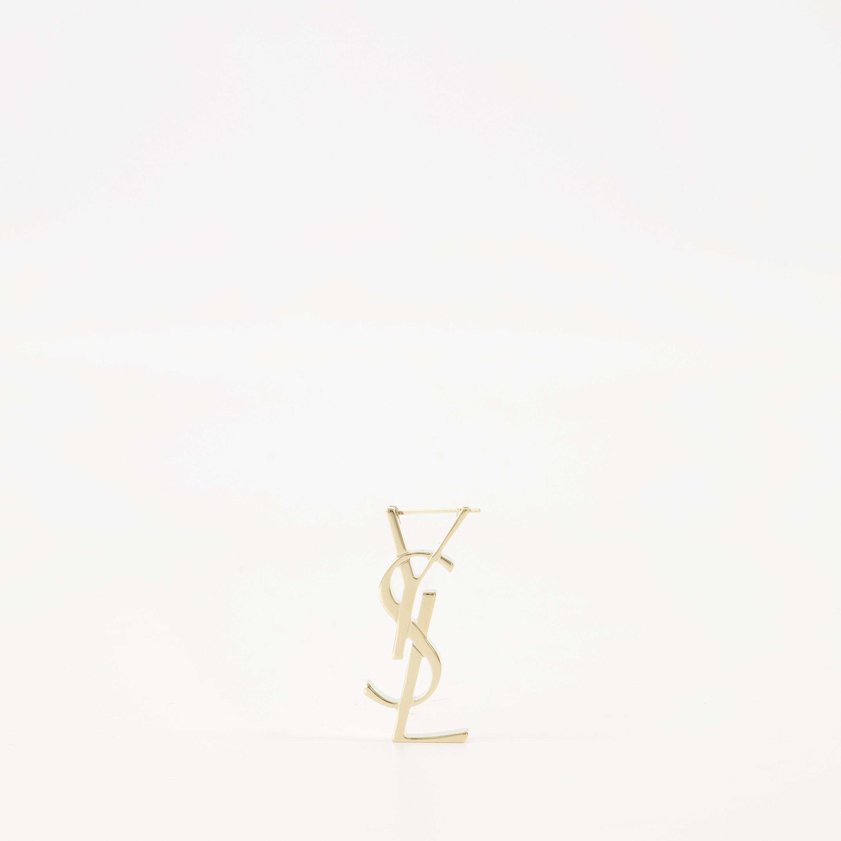 Saint Laurent, Cassandre earrings, gold hoops, luxury earrings, designer accessories