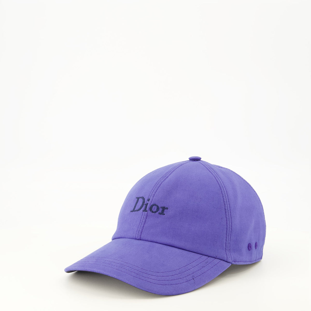 Casquette en coton brodé