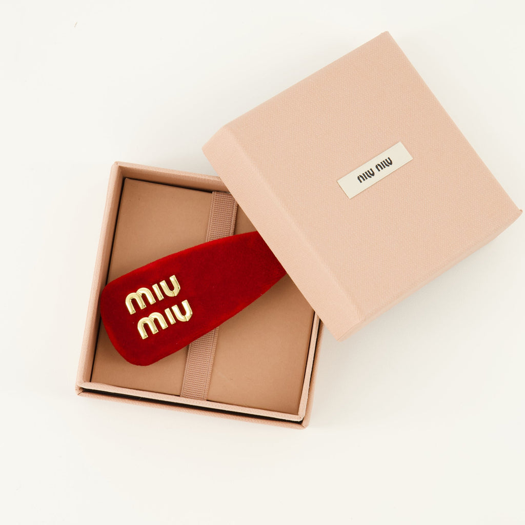 Red Velvet Hair Clip