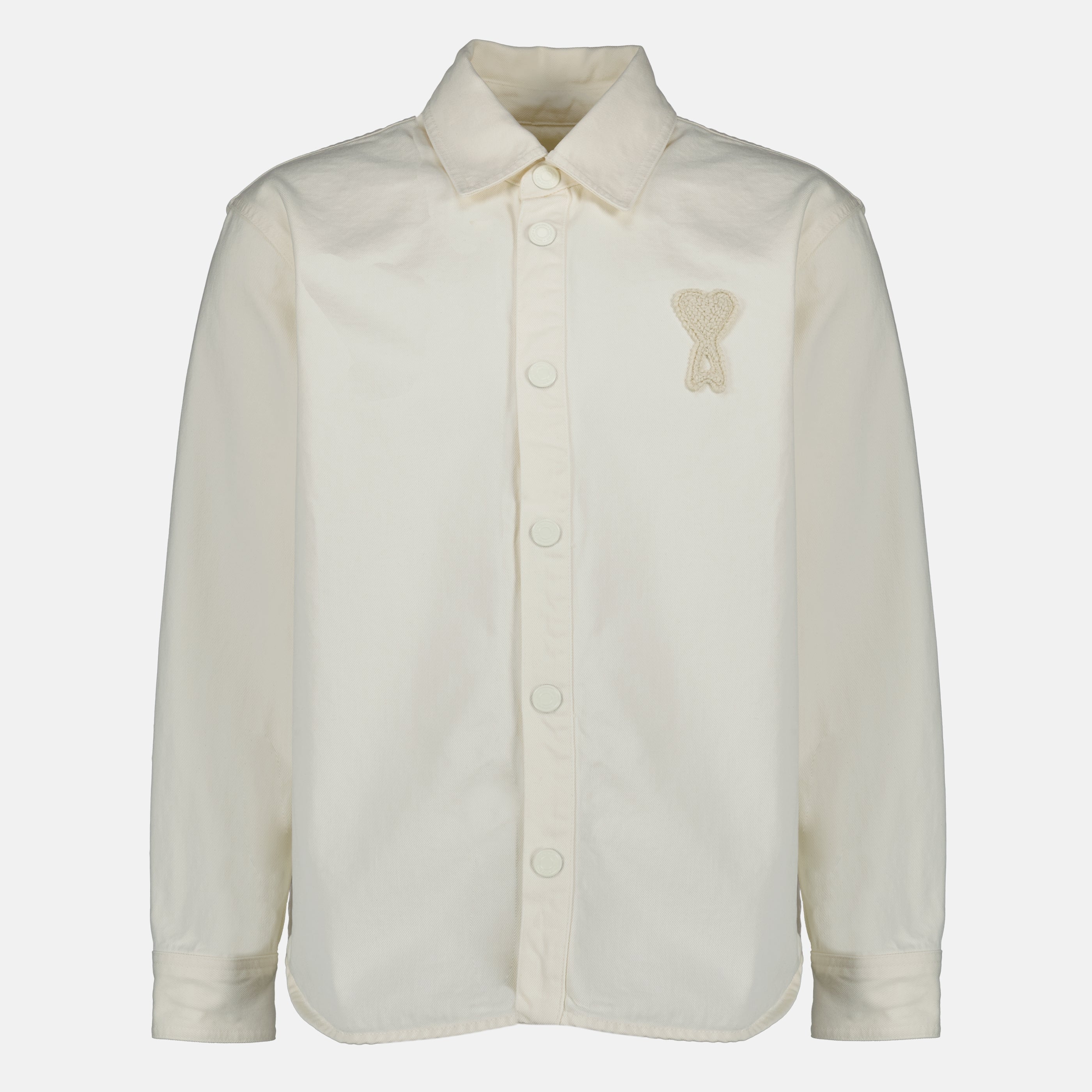 White Cotton Overshirt