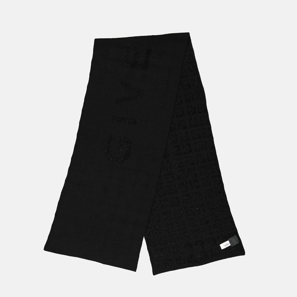 Givenchy scarf, 4G design, elegant scarf, chic accessory, wool and viscose