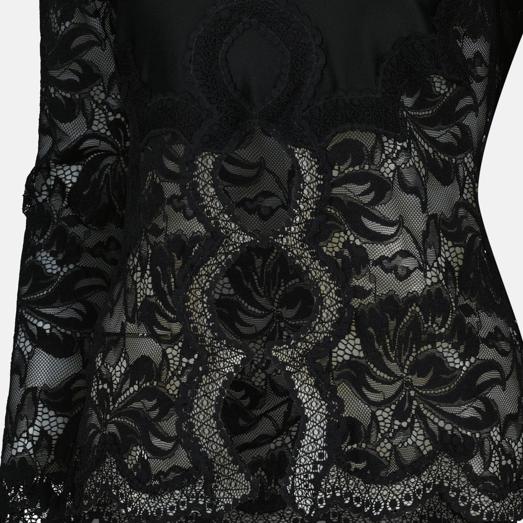Top de Encaje y Jersey