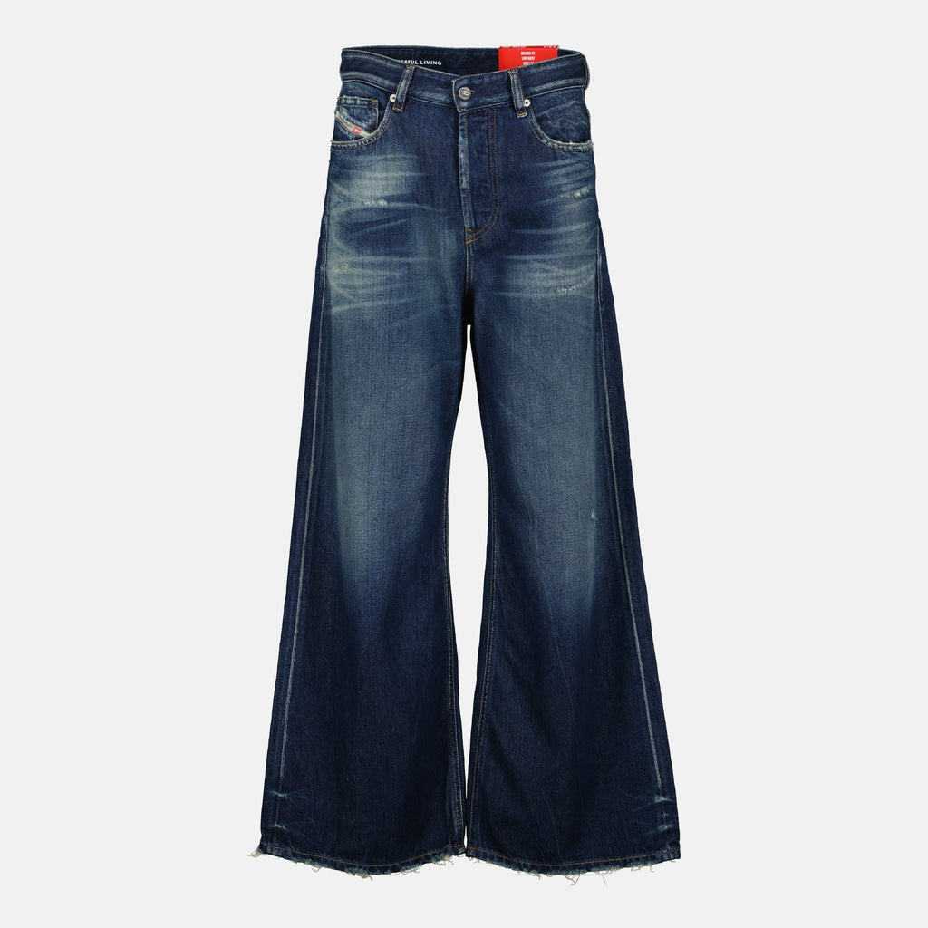 Diesel jeans, D-Sire 1996, faded blue denim, relaxed fit jeans, five-pocket design