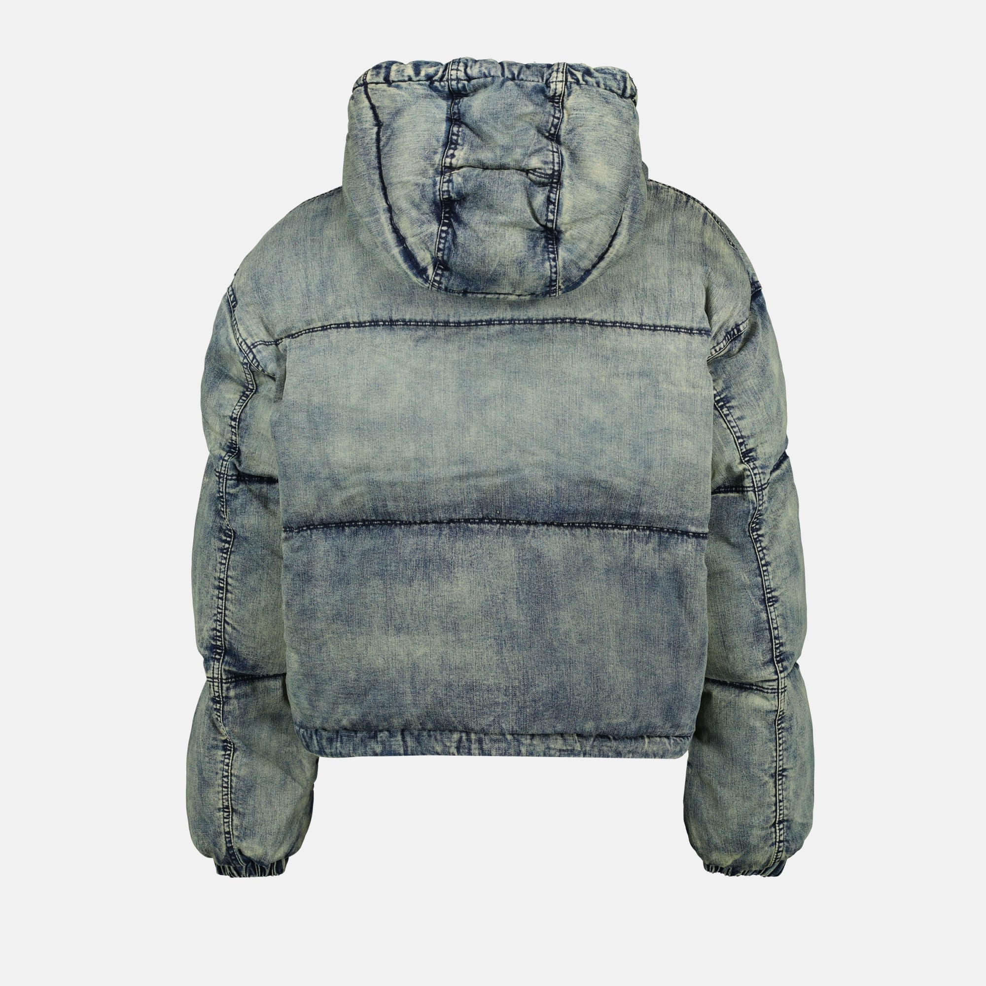 Doudoune à Effet Denim