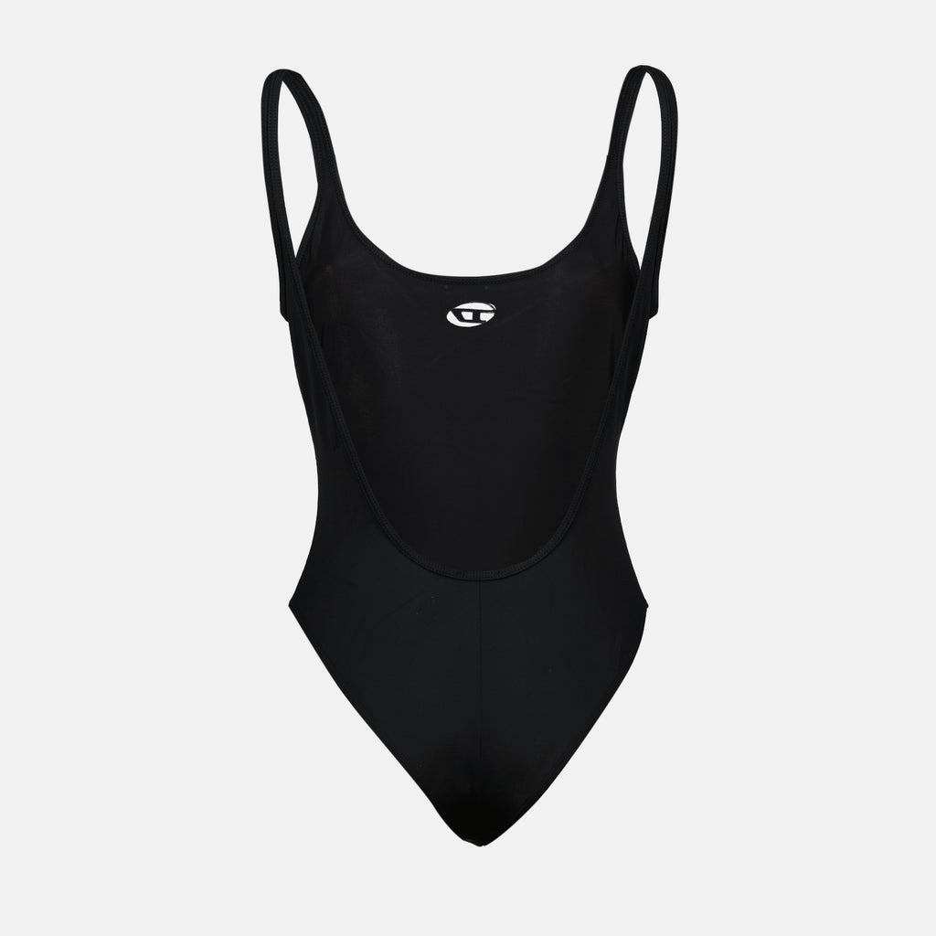 swimsuit, Diesel, black swimwear, eco-friendly swimwear, ripstop stretch fabric
