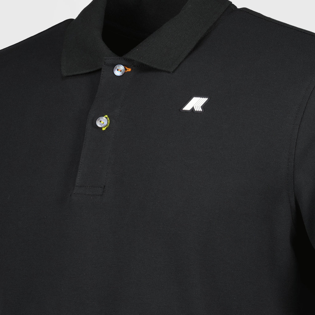 polo shirt, K-Way, black polo, pique cotton, menswear