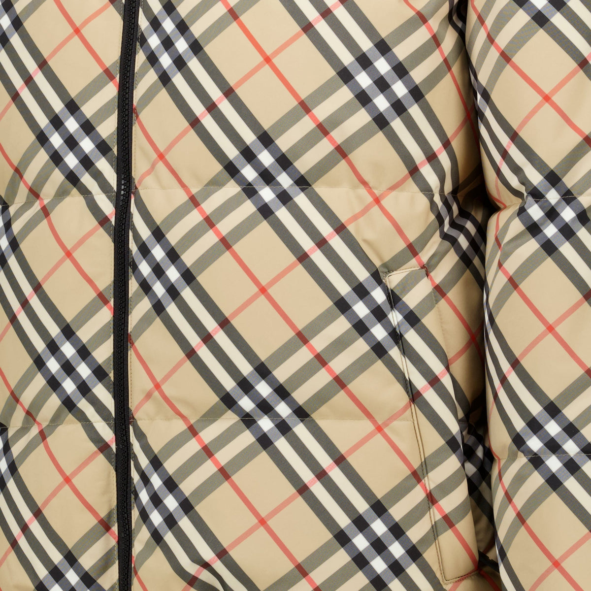 Reversible Check Quilted Jacket
