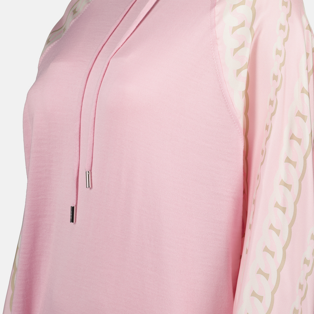 실크와 면 후드티