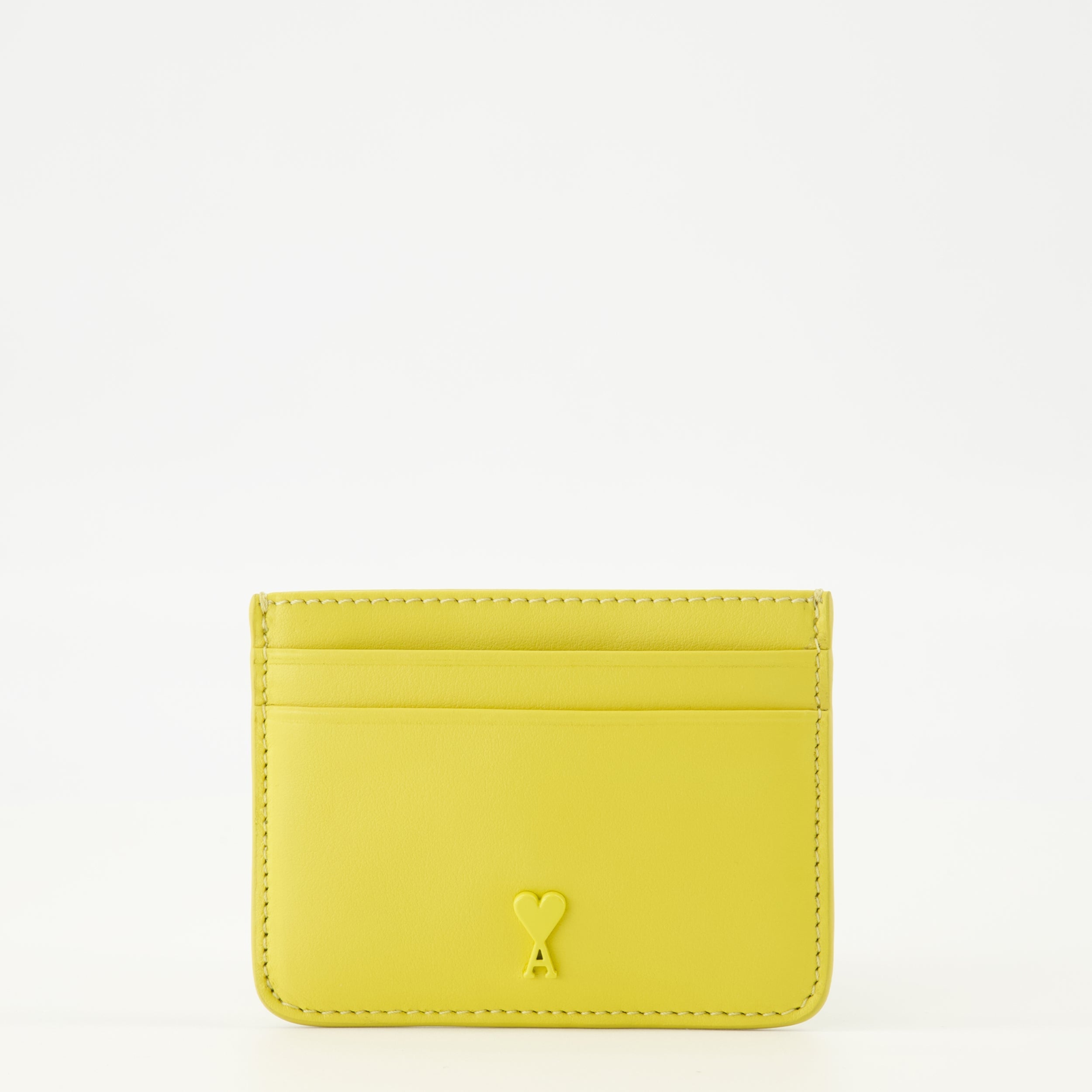 Ami PARISのAmi de Coeurイエローカードホルダーの画像 - ユニセックス - シーズン春夏2026 - 前面ビュー