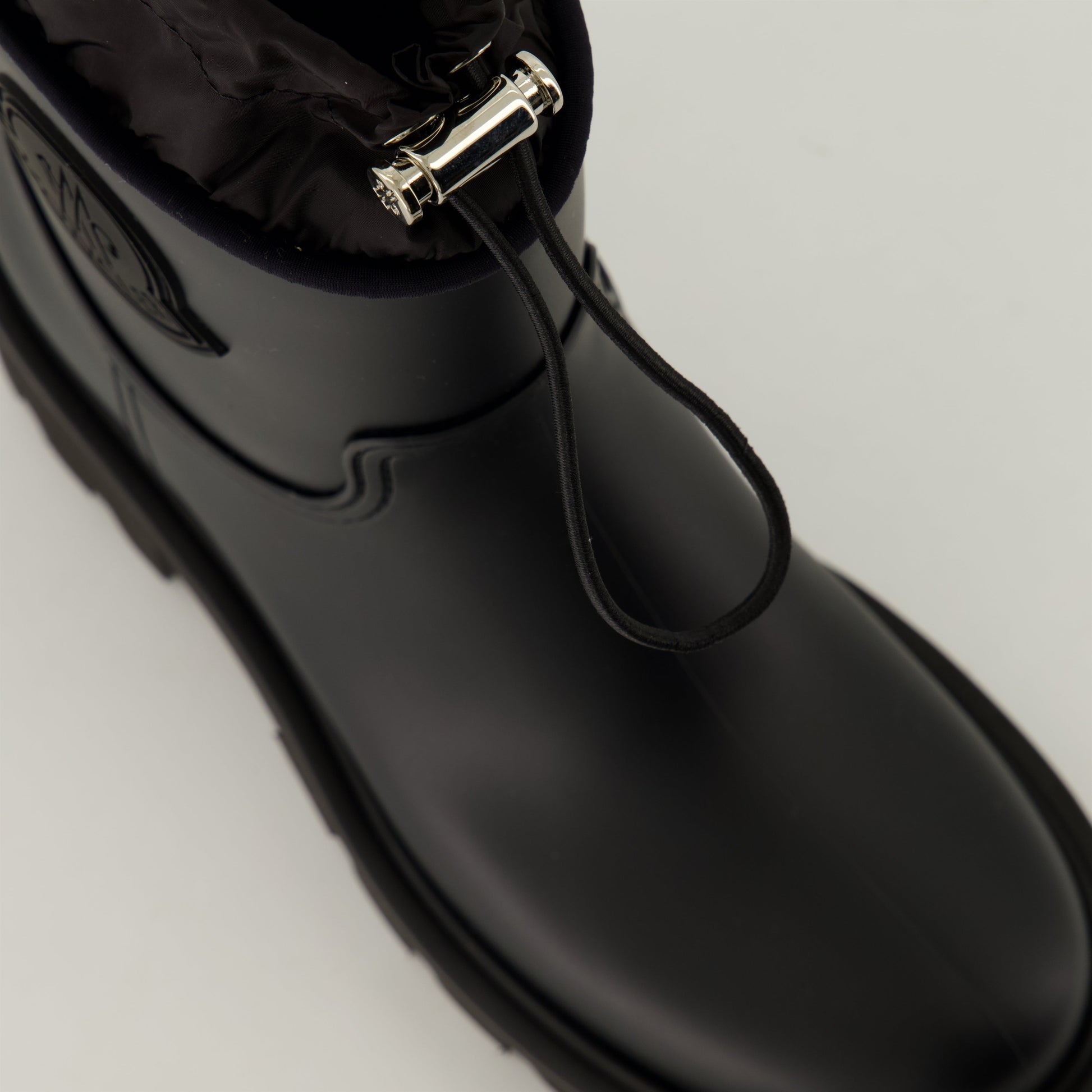 rain boots, Moncler, black boots, waterproof footwear, autumn-winter collection