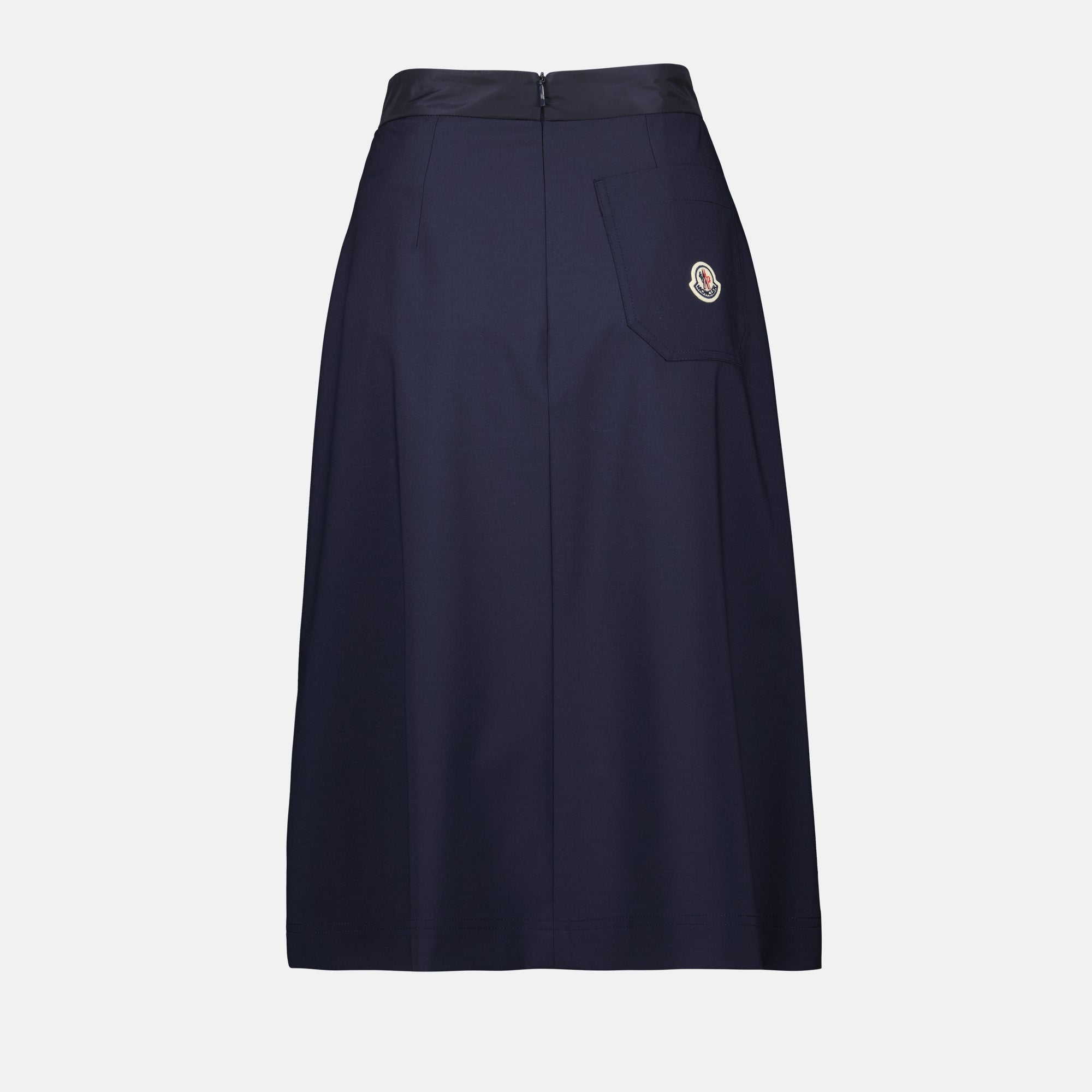 Pleated Navy Skirt