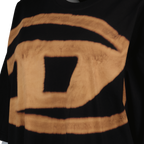 Bild eines T-Shirts aus Bio-Baumwolle mit Bleichmuster von Diesel für Männer - Saison Herbst-Winter 2024 - Detailansicht 5