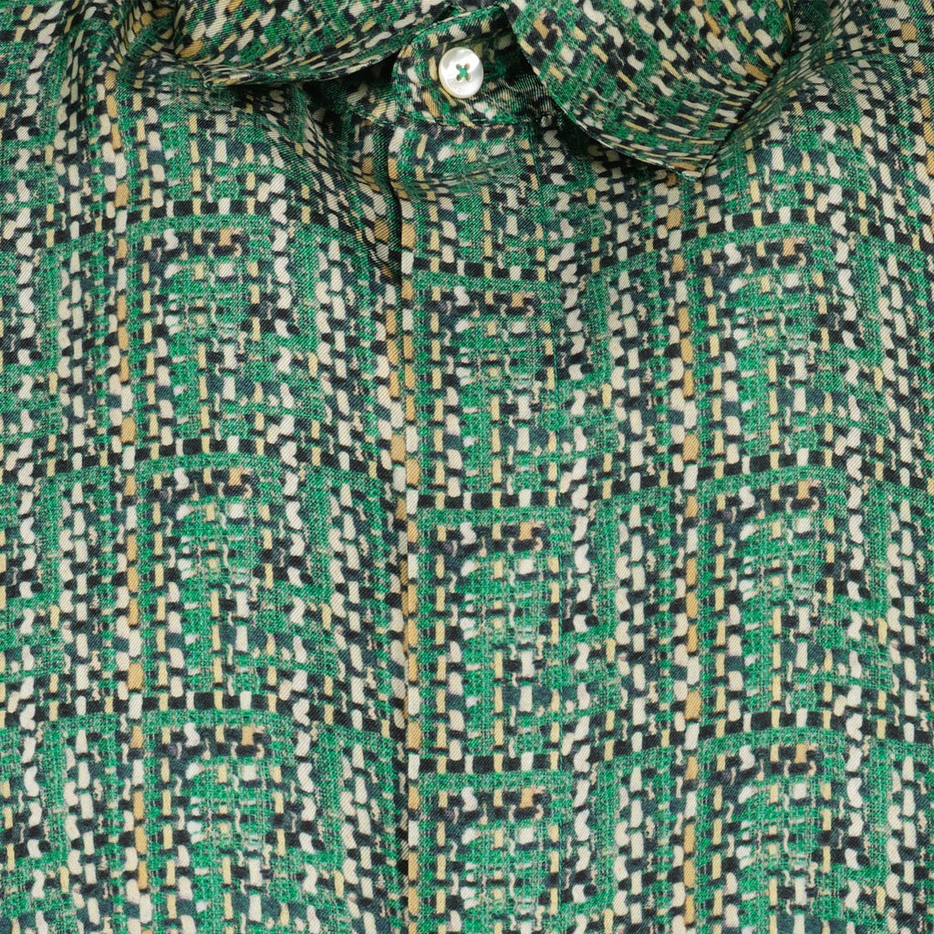 Fendi, Silk Shirt, Spring-Summer 2024, Green, Luxury Fashion