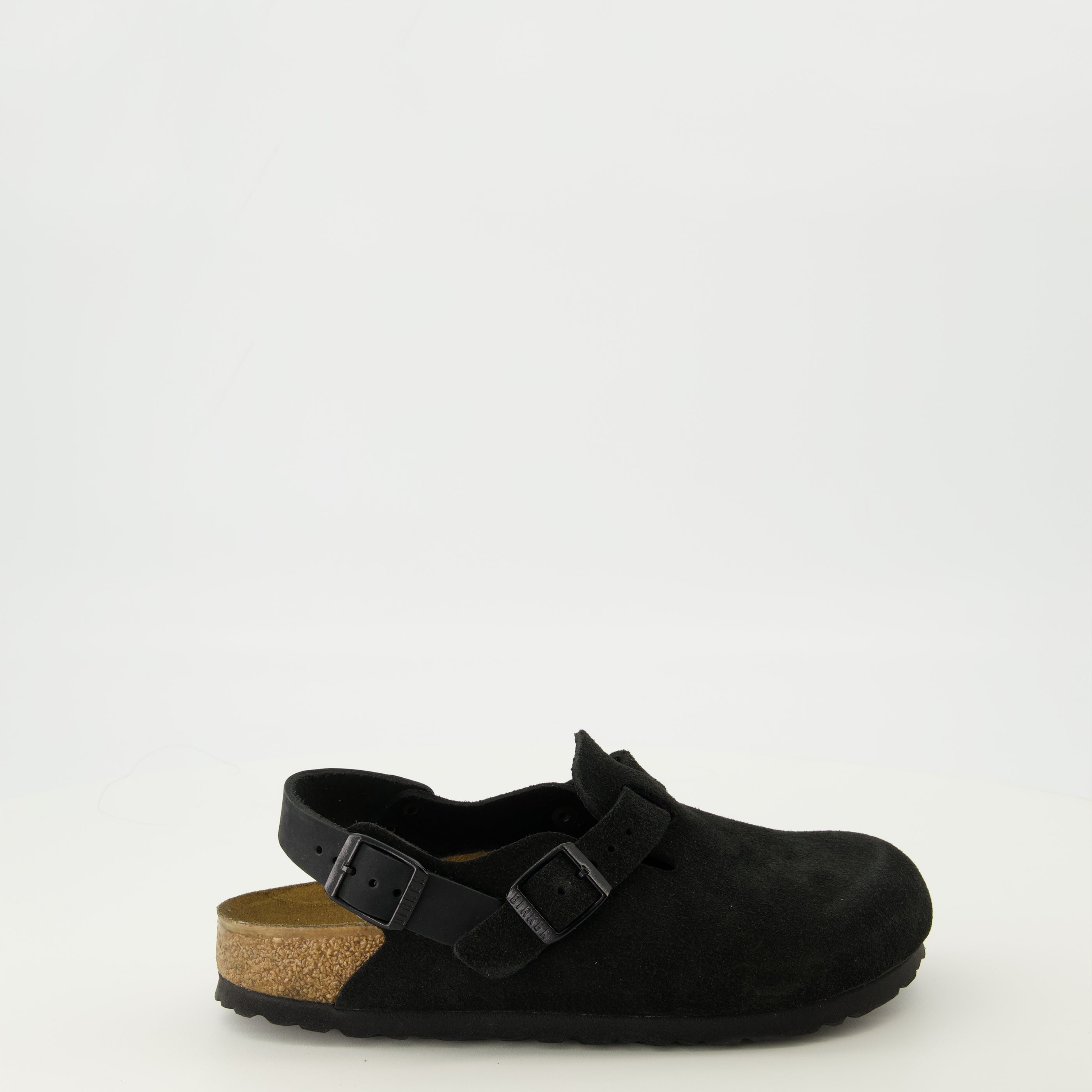 Tokio Black Suede Mules