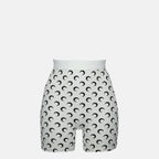 Moon bike shorts, Marine Serre shorts, high-waisted bike shorts, polyamide shorts, contemporary fashion